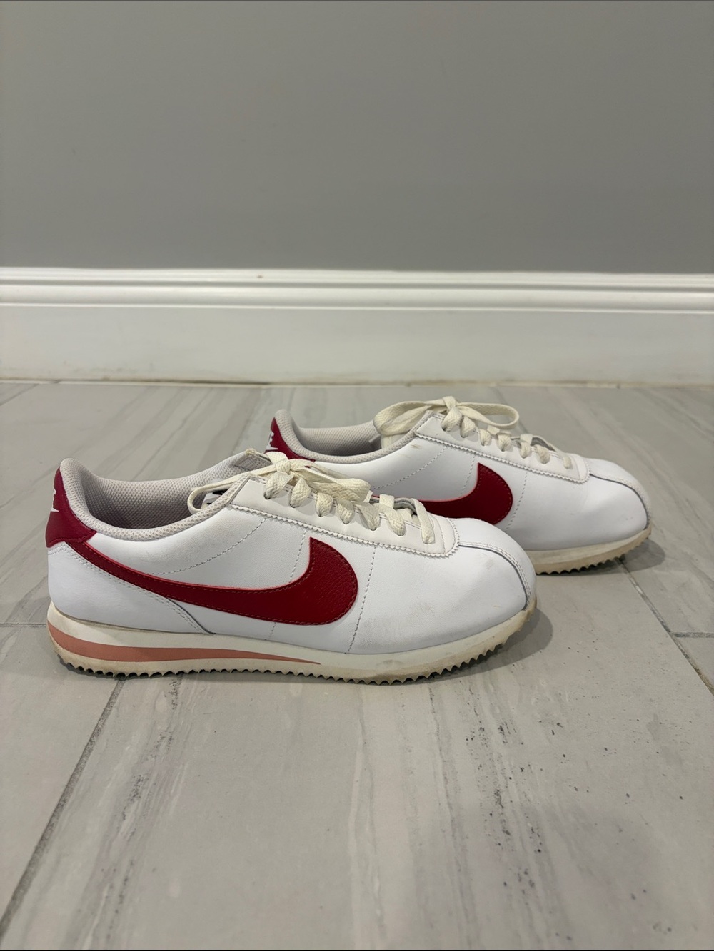 Nike Cortez White Red Sneakers